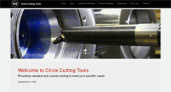Desktop Screenshot of circlecuttingtools.com