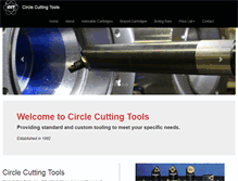 Tablet Screenshot of circlecuttingtools.com